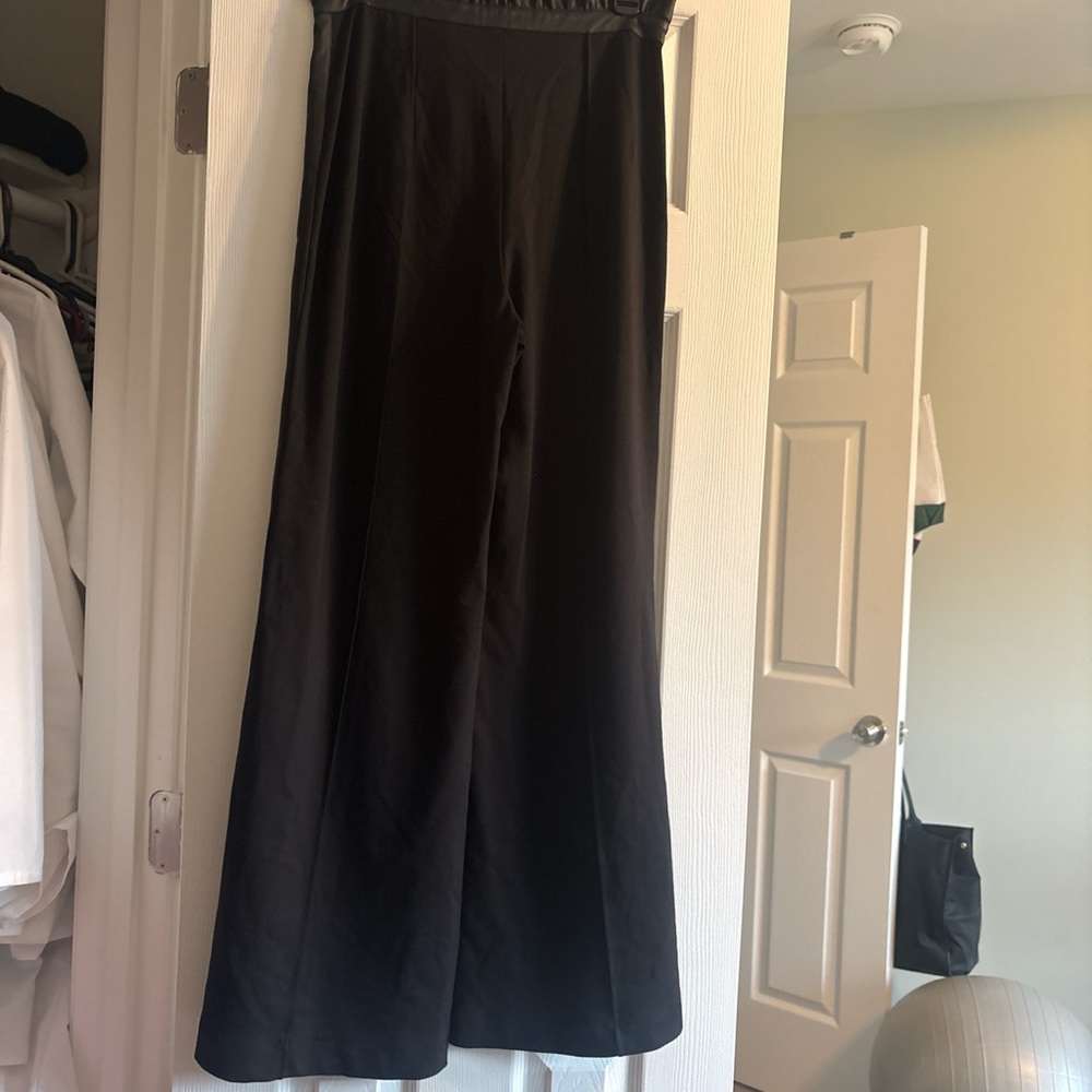 High-Rise Black Wide-Leg Pants for Women - Picture 4 of 6